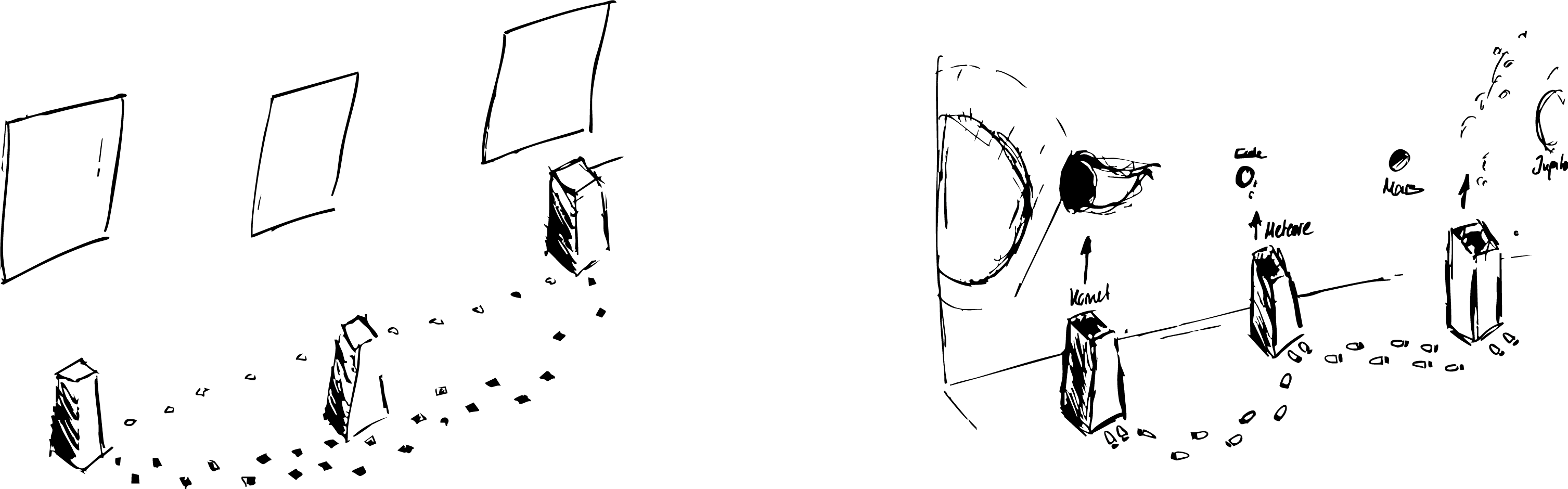 Celestial Bodies Wireframes