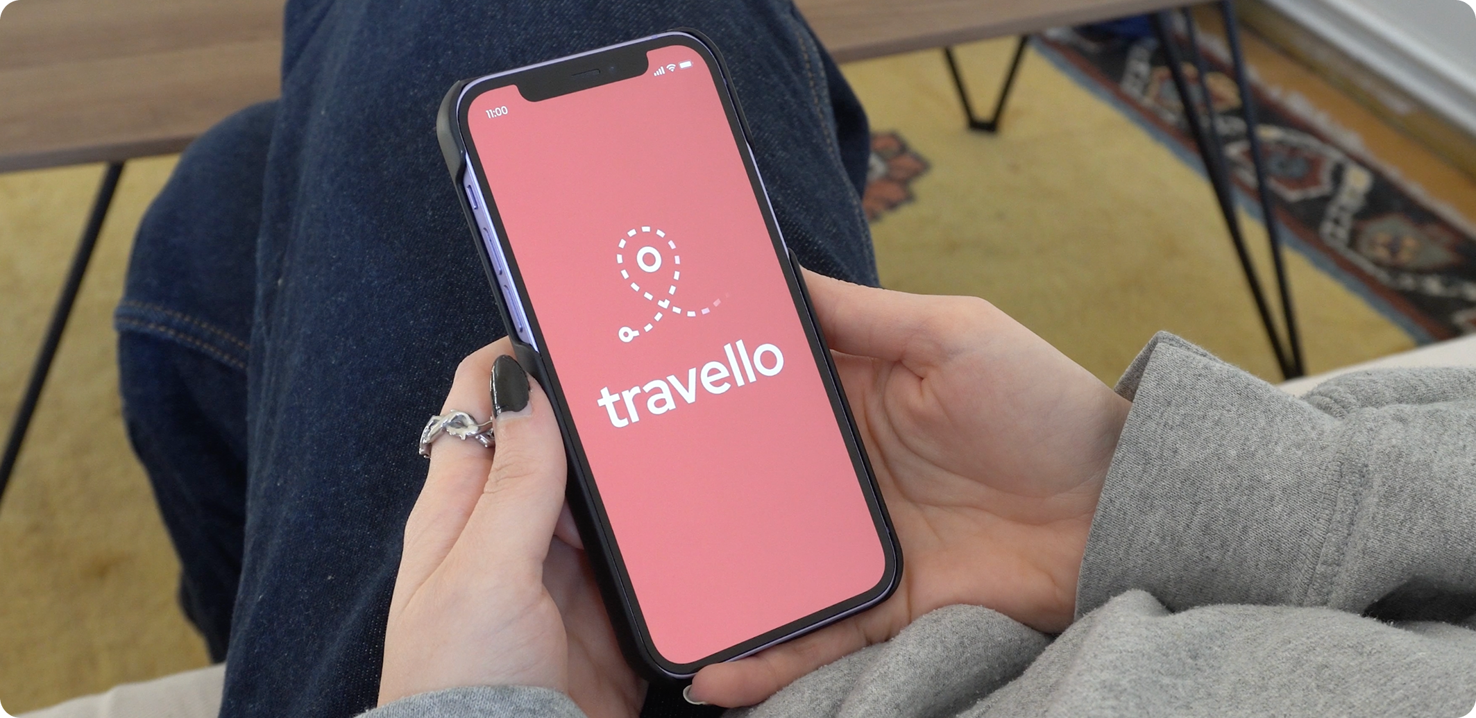Travello Startbildschirm